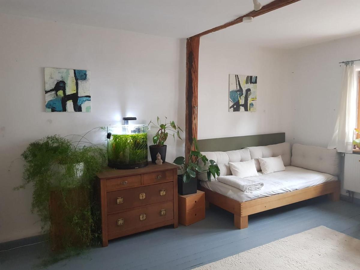Aeltestes Haus In Quentel - Ferienwohnung 2 Mit Dachterrasse Lichtenau Extérieur photo