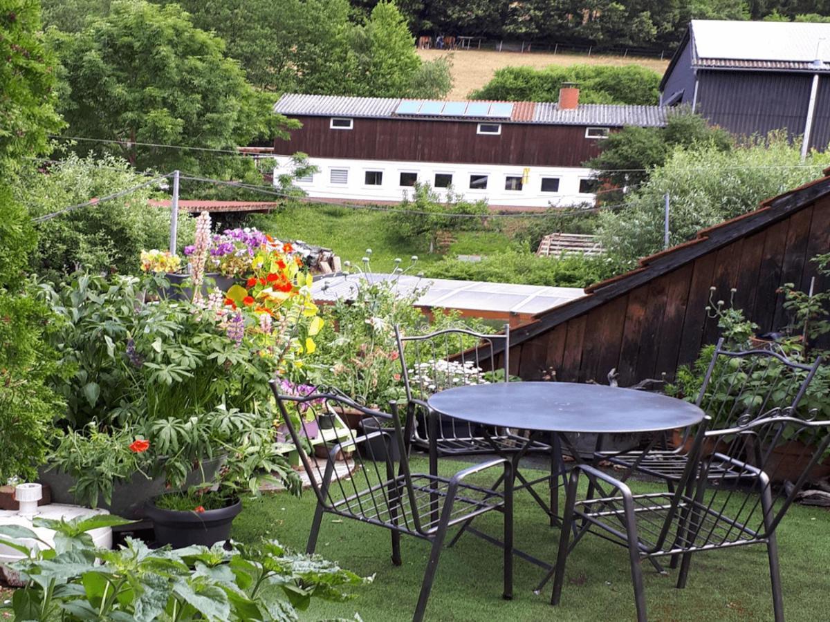 Aeltestes Haus In Quentel - Ferienwohnung 2 Mit Dachterrasse Lichtenau Extérieur photo